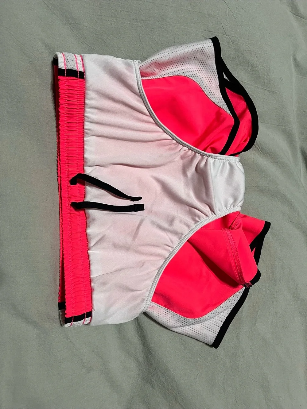 Nike Dri-FIT Kids Girls Neon Pink Athletic Running Shorts S